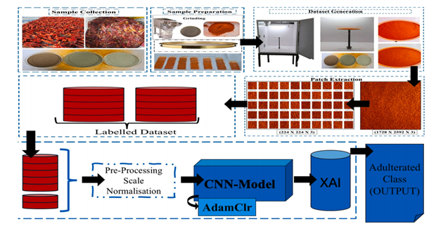 An experimental framework designed to identify adulteration in Red Chilli Powder.png
